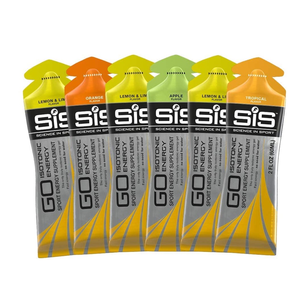 SiS GO Isotonic Energy Variety Pack, 2 Fl Oz (Balení po 6)