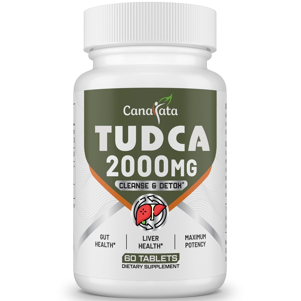 TUDCA Játra doplňky 2000mg - Silný Bile Soli Podpora jaterní detox & Cleanse - Játra a žlučník Zdravotnické možnosti - Snadno polykat tablety - 30 dní dodávky