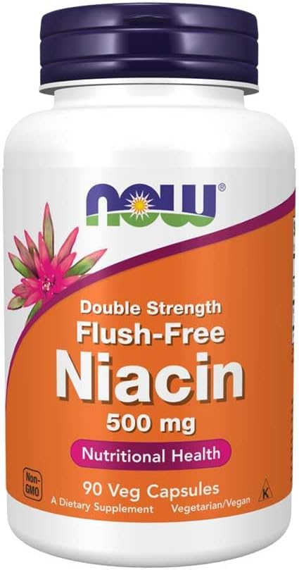 Foods - Niacin Flush- Free Double Strength 500 mg. - 90 Zeleninové tobolky