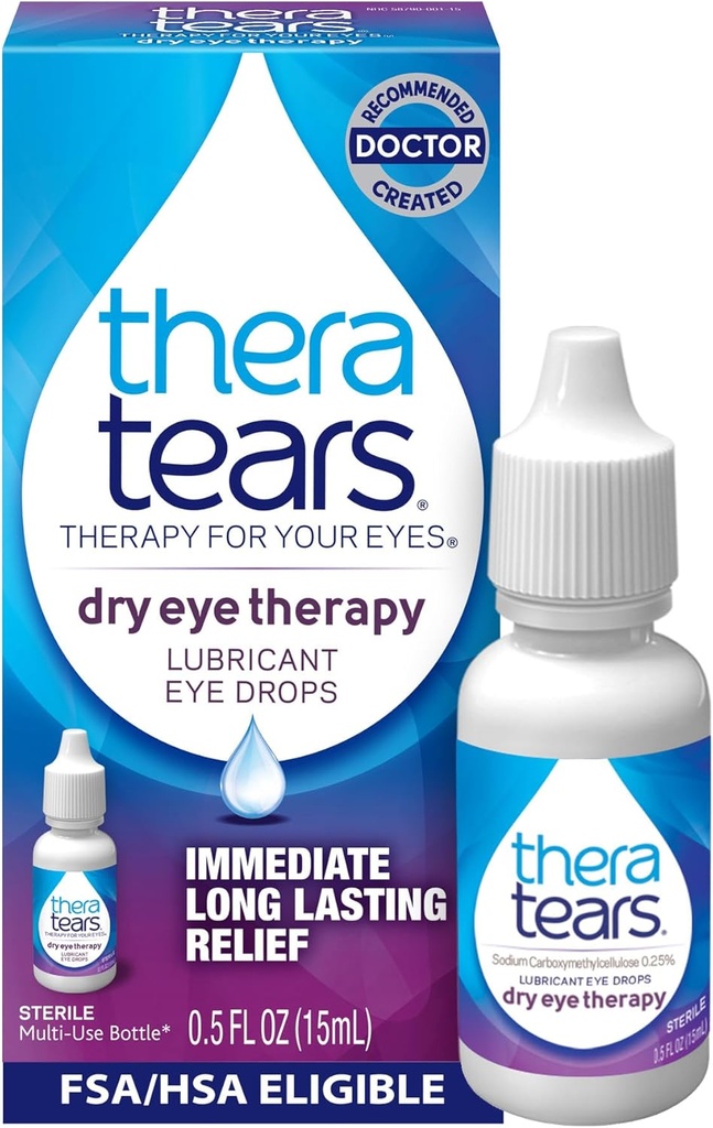 TeraTears Dry Eye Therapy Oční kapky pro suché oči, 0.5 Fl Oz
