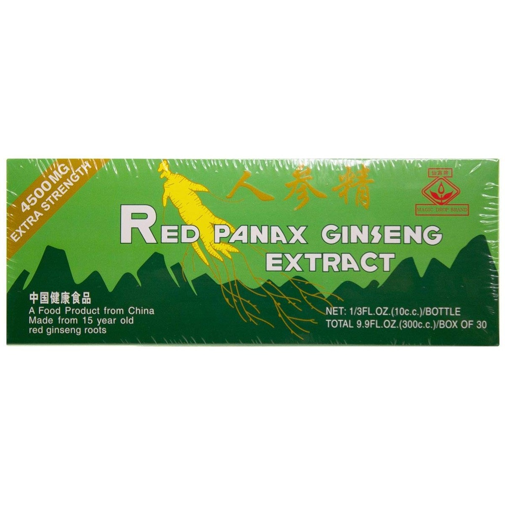 Global 20 year Old Red Panax Ginseng Extract -Extra Zesilová- 10ml X 30 Lahvičky - Value Pack
