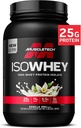 MuscleTech ISO Syrovátka izolát protein prášek, Vanilla - Post Workout Gym dodatek pro Lean Muscle Gain, Body Building Weiner & Recovery - 25g protein, BCAA, EAA & 0 Přidaný cukr - 2lbs