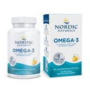 Nordic Naturals Omega33, Lemon Flavor - 60 Soft Gels - 690 mg Omega33 - Fish Oil - EPA & DHA - Imunitní podpora, Brain & Heart Health, Optimální Wellness - Non- GMO - 30 Služeb