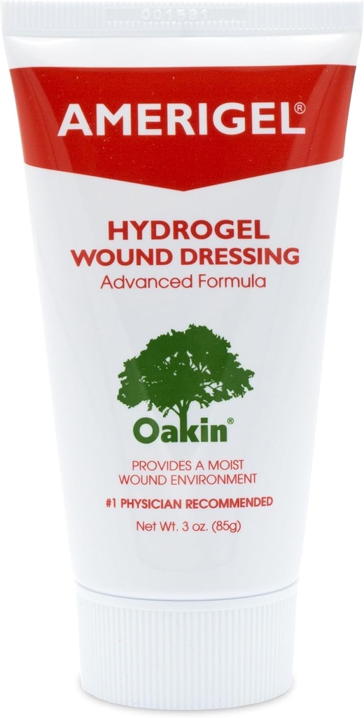 AMERIGEL Hydrogel Wound Dressing (3 oz.) - Poskytuje Moisture- bohaté prostředí pro léčení suchých ran