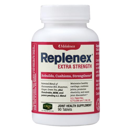 Melaleuca Replenex obnovuje společné zdraví. Glukosamin. Vápník.