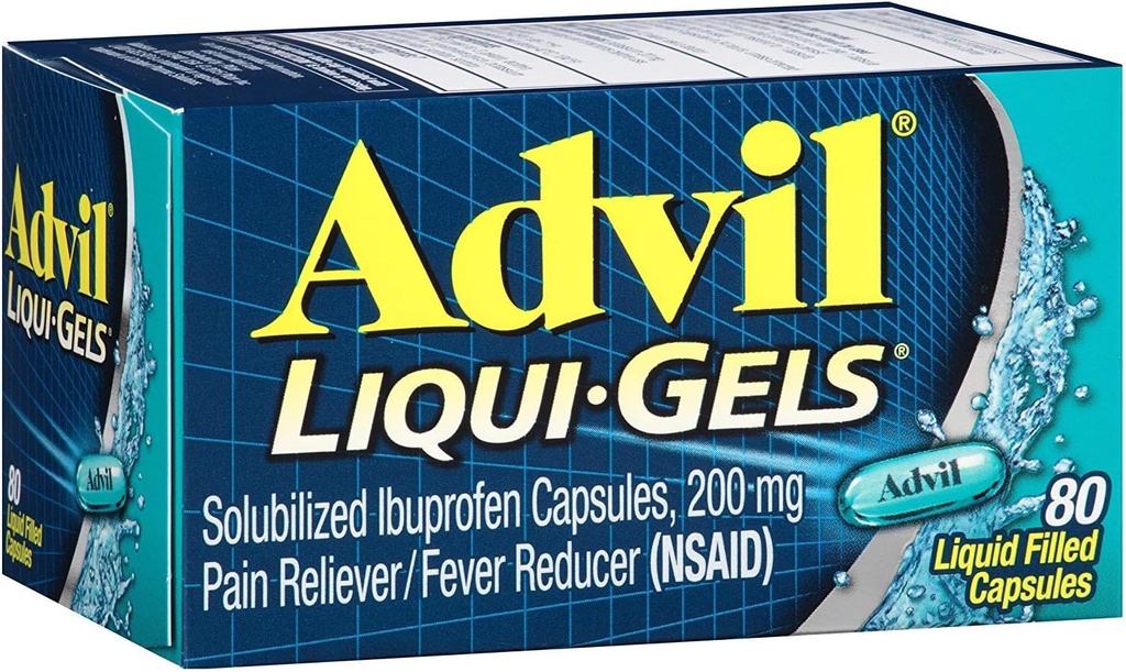 Advil Liqui- Gels 80 Liqui- Gels (balení po 3)