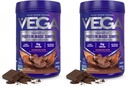 Bílkoviny Vega vyrobené jednoduché, tmavá čokoláda - Stevia Free Vegan Protein Powder, Plant based, zdravé, gluten Free, Pea protein pro ženy a muže, 9.6 oz (Balení květen Vary) (balení po 2)