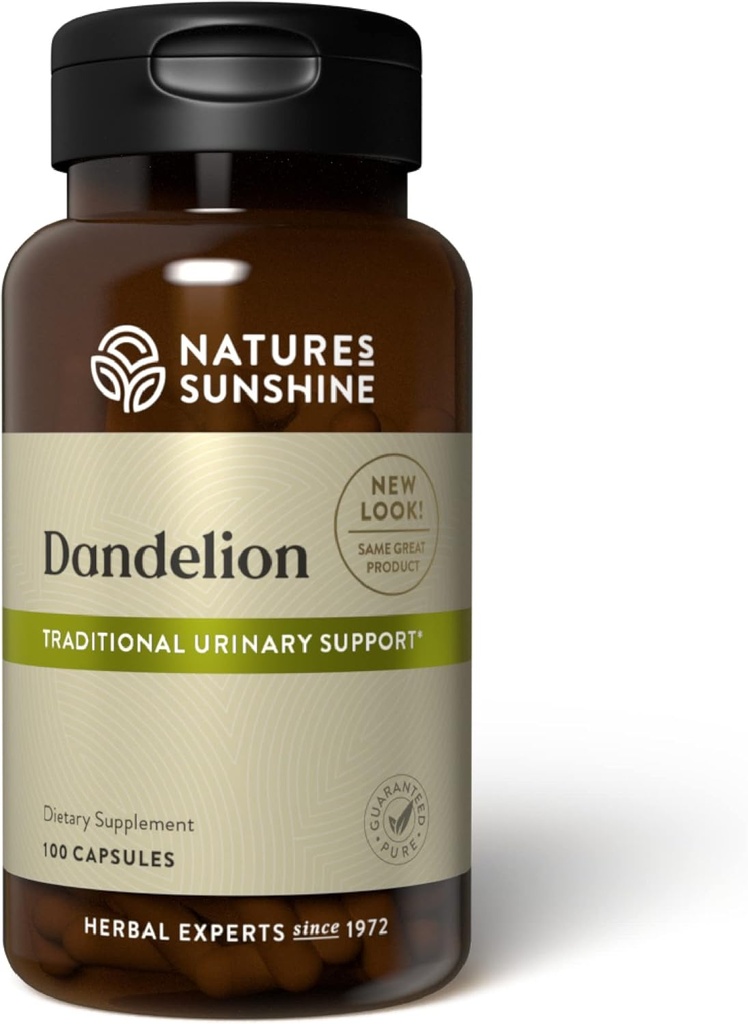 Nature 's Sunshine Pampeliška, 100 Kapsle, Výkonný Herb podporuje trávení, Nurishes Játra, a poskytuje podporu močového systému