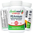 Palmitoylethanolamid 450mg Comfort Mobility Nerves Kognitivní a imunitní podpora - Mikronizovaná vysoká absorpce - All Natural Pea - USA Made - Žádné přísady nebo pomocné látky - 60 Veganské kapsle Dodatek