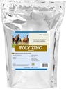 SmartEquine Poly Zinek prášek 124; Zinkový dodatek pro koně 124; Kozí vitaminy a minerály 124; Podporuje kosti a kopyta Wellness 124; Kožní kožich dodatek 124; 10 liber