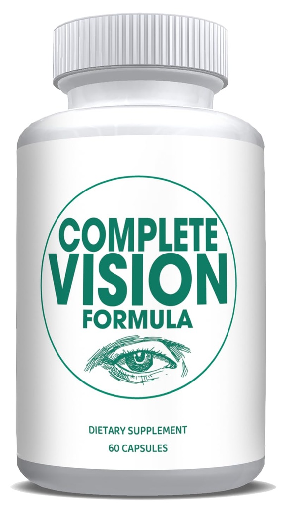 Čisté oční zdraví vitamin & minerální doplňky pro dospělé 124; # 1 Kompletní výzkum Vize Formule w / Bilberry, Lutein, Zeaxanthin, Lycopen, Resveratrol 124; Podporuje oční napětí, suché oči 60 Kapsle