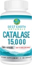 Nejlepší Naturals Země Catalase Dodatek 15000 - Vlasové doplňky pro silné vlasy - 60 Kapsle (60- denní dodávky)