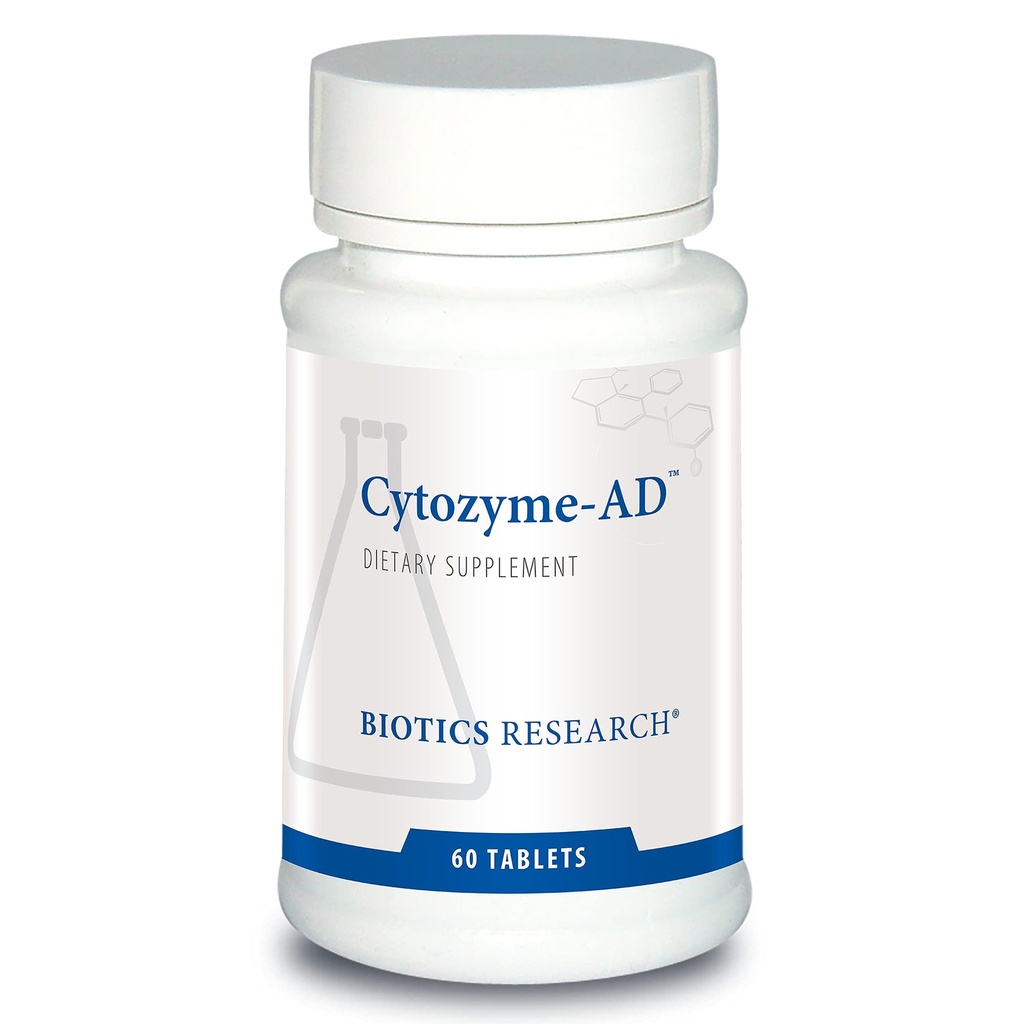 Biotika Výzkum Cytozyme AD Podporuje zdravé energetické úrovně, Promotes klid 60 Tablety
