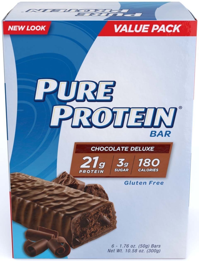 Čistá proteinová čokoláda Deluxe High Protein Bar 1.76 Oz 24 Ct