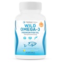 Triple Strength Fish Oil Omega 3 2400mg per Serving - Burless, Lemon ochucené non-GMO, gluten & Soy Free - 30 Služeb