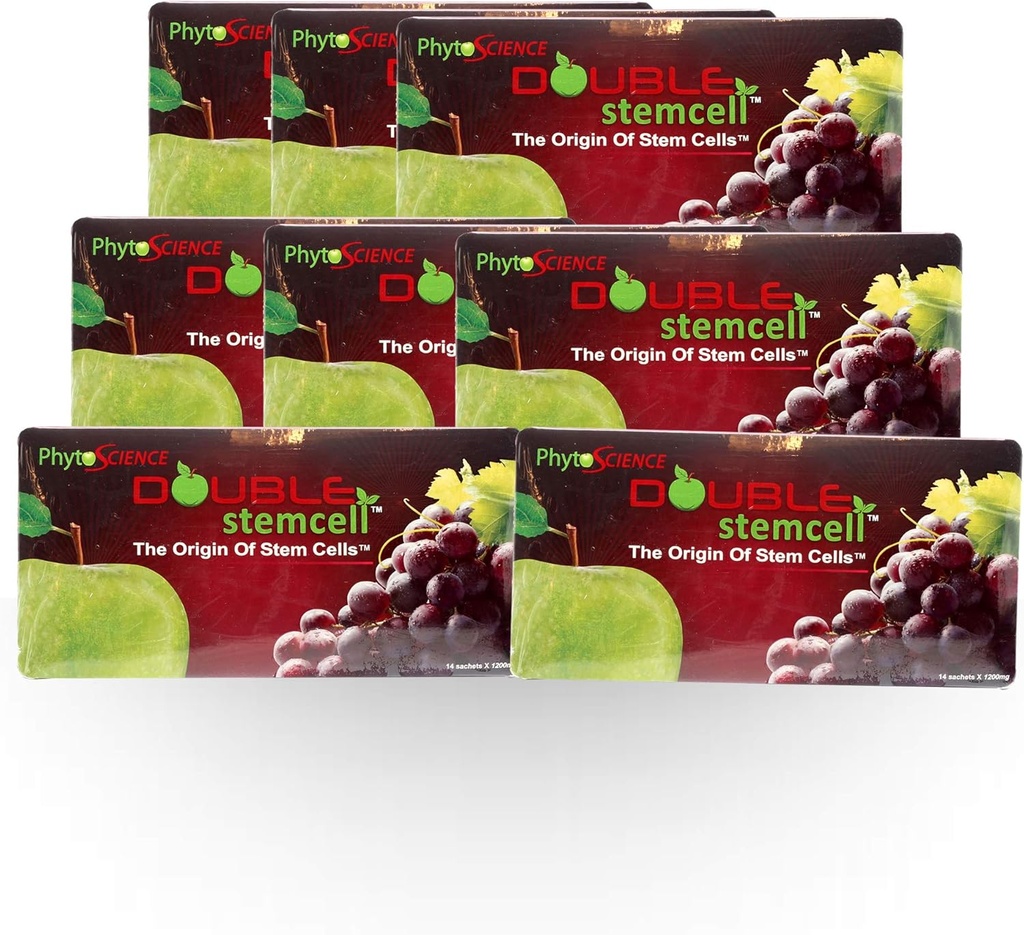 8X Phytoscience Double Stemcell - Anti Aging Formule s Apple a Grape Store Cell Free Express Shipping