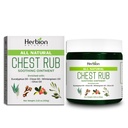 HERBION Naturals Hrudní Rub - Soothing Ointment with Soothing Vapors for Dospělí & Children 2 + - Relieves Cough, Cold, Nasal & Chest Congestion - Reduces Muscle & Joint Aches (3.53 Oz (balení po 1)