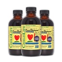 Dětský život ESSENTIALS První obrana - Děti Imunitní podpora, Imunitní podpora pro děti, Toddlers 1-3, Děti 6 měsíců +, vitamin Sirup s Elderberry, Zinek, Non GMO, Gluten Free - 4 Fl Oz (balení po 3)
