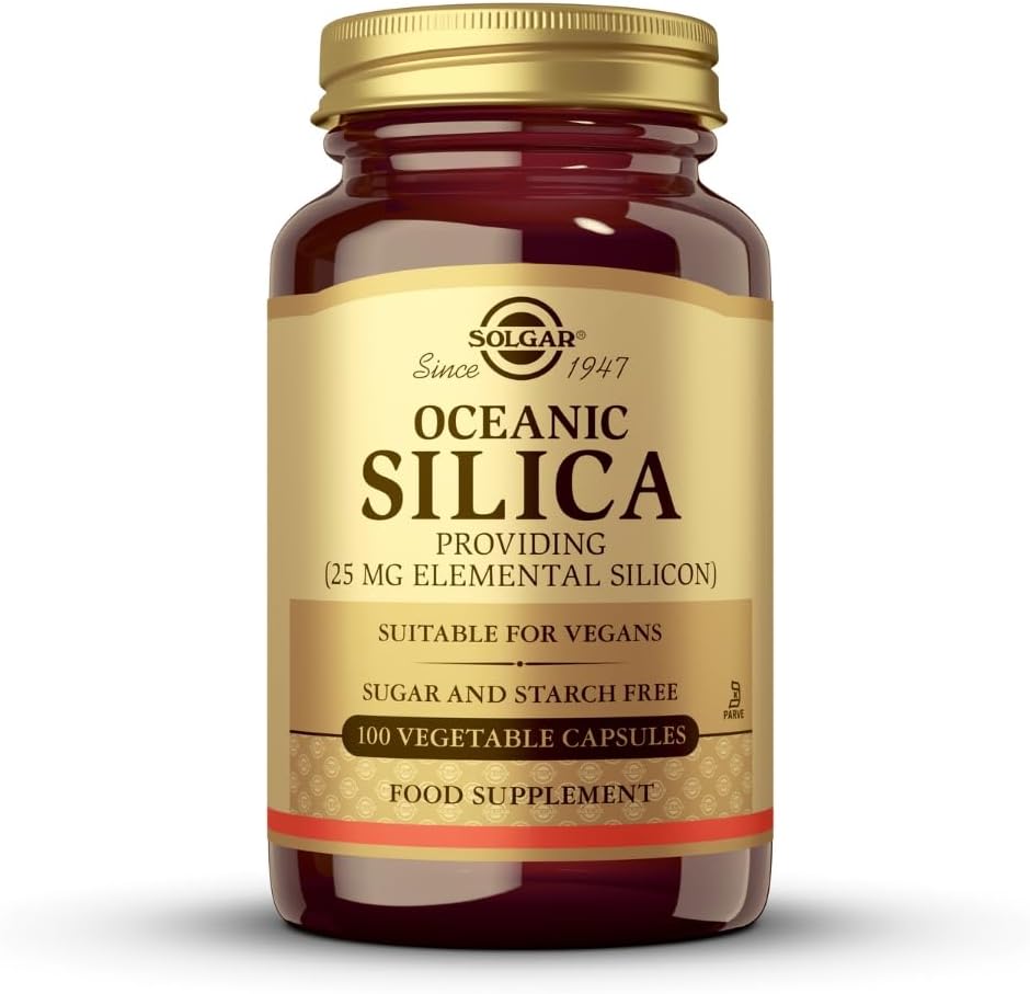 Solgar Oceanic Silica Zeleninové kapsle, 25 Mg, 50 Počet