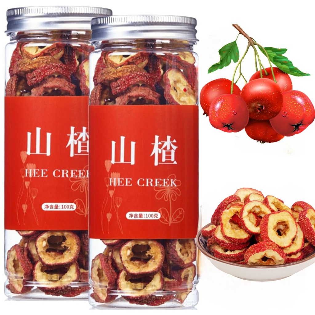 Hee Creek hawthorn berry tea sylvestris seedless sured Hawthorn slices 7.06oz / 200g sun- sured Hawthorn slices, Tea Infusion, Přirozeně sušený Berry slices, sylvestria