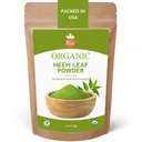 SPICY ORGANIC Neem Powder - 4 oz. - Certified USDA Organic -Non- GMO - Fresh Sured Neem Leaves Powder for Health Hair and Skin - Azadirachta Indica Ayurvedic Herb for all wellbeing