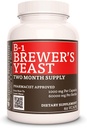 Remedy 's Nutrition Vitamin B-1 s Brewers kvasinky 124; 1000 mg, 60 Vegan Kapsle Dietní dodatek 124; Dva měsíce Dodávka