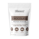 JUST INGREDIENTS Protein Powder 124; 15 Servings OF 124; 24g Protein OF 124; Chocolate Flavor Made with 100% Grass- Fed, Non-Denatured Whey OF 124; Pět různých zdrojů z organických složek potravin