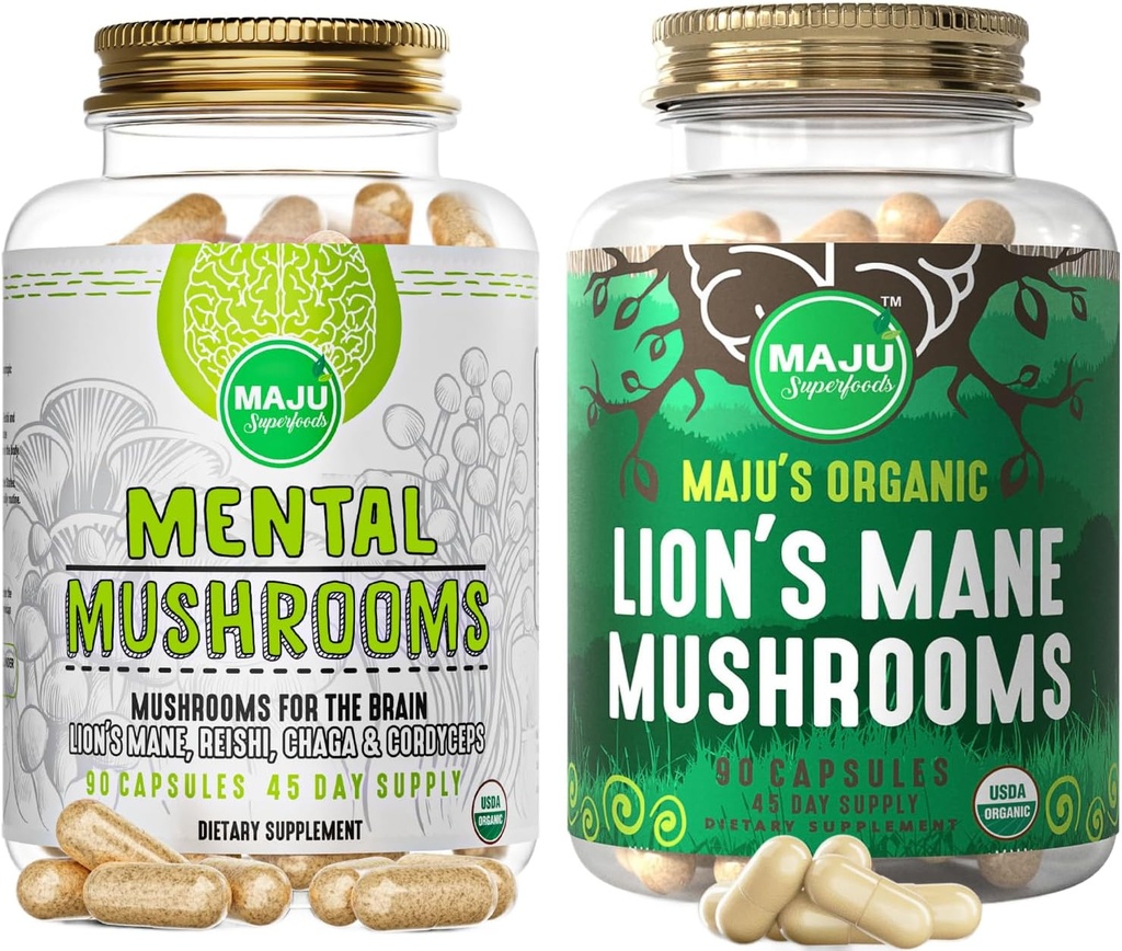 Maju Superfoods Houbové kapsle Bundle