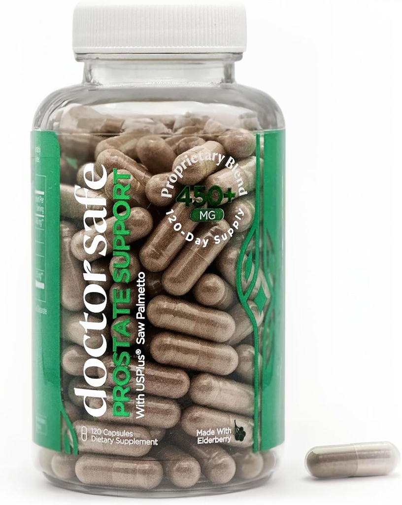 Saw Palmetto Prostate doplňky s USPlus Saw Palmetto pro muže a ženy - Advanced Prostate Zdraví & Revitalizace vlasů 124; Dual- Akce DHT Block pro muže 124; 4- Měsíční dodávky