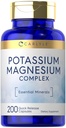 Carlyle Draslík Magnesium dodatek 124; 200 Počet 124; Non- GMO & gluten Free Complex