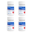 Hlavní FeroSul - železný sulfát 325 mg tablety - Železný doplněk pro ženy a muže - Speciálně balené Easy- to - polykací tablety - červená - 100 Počet (4 balení)