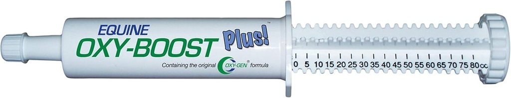 Oxy- Gen Oxy- Boost Probiotic Electrolyte Paste for Horses IR 124; Obsahuje vitamin E, Omega 3, Omega 6 a Octacosanol Pro lepší výkon IR 124; 80cc Paste (4 dávky) IR 124; Vyrobeno v USA