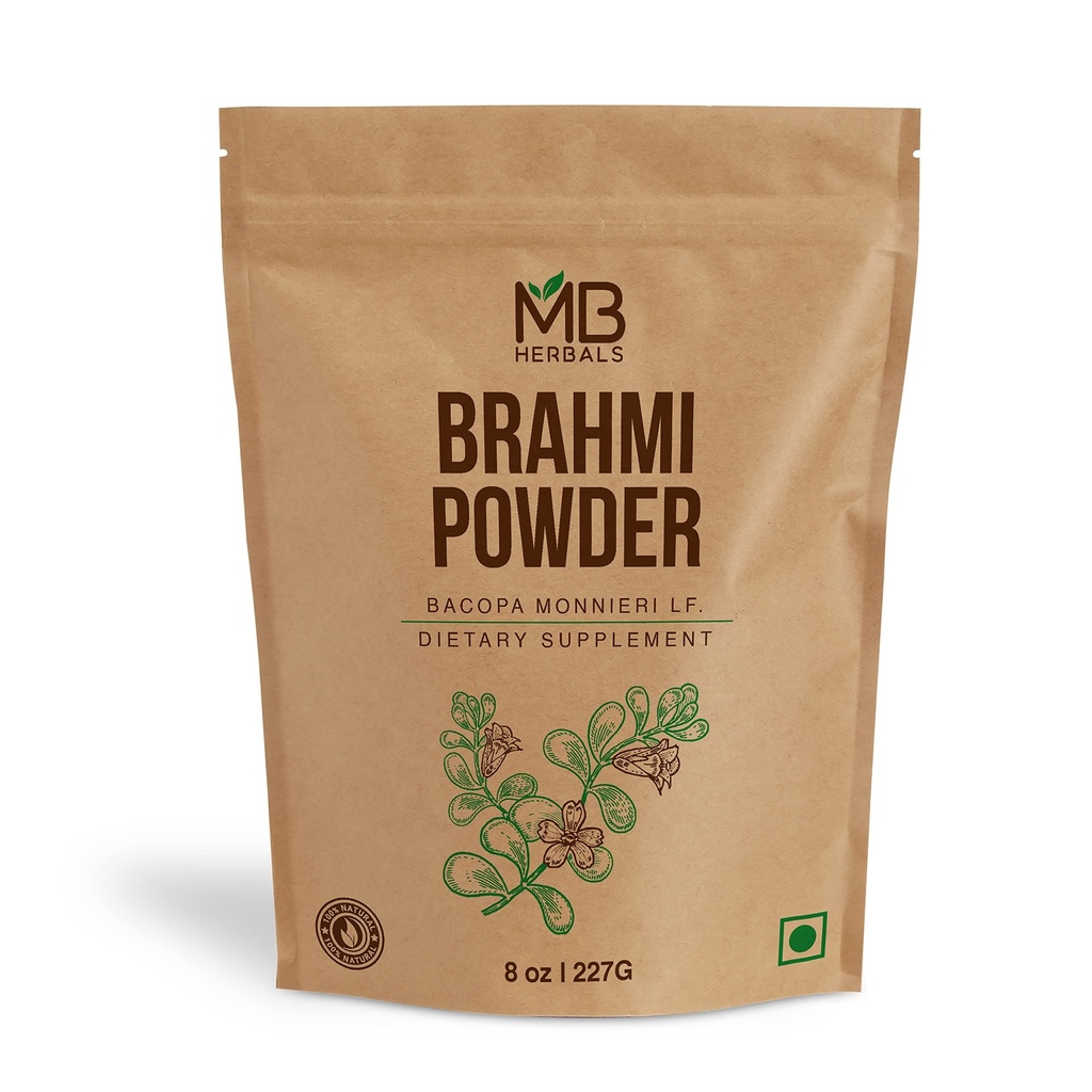 MB Herbals Pure Brahmi Powder 8 oz OZ 124; 227g 0, 5 lb Př