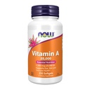 Nyní Potraviny Doplňky, Vitamin A (Rybí tuk) 25 000 IU, Základní výživa, 250 Softgels