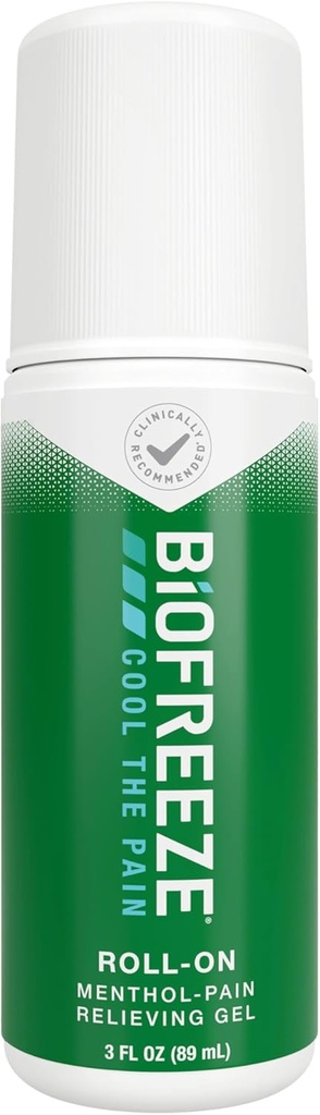 Biofreeze Pain Relief Gel, Artritida Pain Reliver, Knee & Lower Back Pain Relief, Sore Muscle Relief, Neck Pain Relief, Pharmacist Doporučený, FSA Způsobilé, 3 FL OZ Biofreeze Menthol Gel