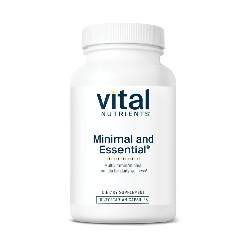Vital Nutrients Minimální a Essential Multivitamin 124; Vegetarian Jeden za den Multi Vitamin, Mineral, & Antioxidant Supplement * Iron 124; Iron- Free Capsule 124; Gluten, mlékárenský, Soy Free Capsules 124; Non- GMO Capsules 124; 90 Kapsle