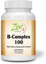 Advanced B Complex Vitamin Supplement - Full- Spectrum B vitamin dodatek s kyselinou listovou, biotin, Inositol - Podpora imunitního a kardio zdraví, Energetický metabolismus - 100 Tablety