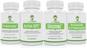 VitaMonk Resveratrol, Pterostilbene, Alpha GPC a Uridine Bundle - Dlouhověkost a Brain Boosting Stack