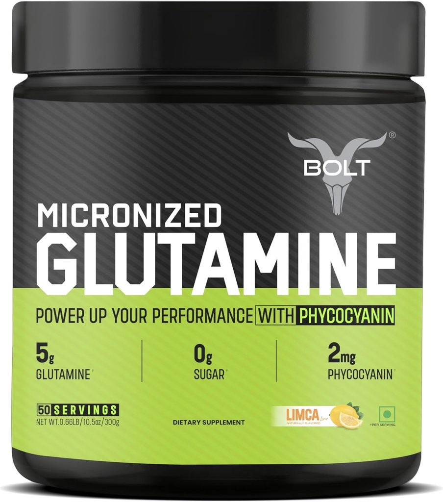 Mikronizovaný glutamin Powder (50 Servingů, Limca Lime)