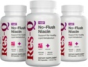 Res- Q No- Flush Niacin (dříve HDL +) 60 tobolek, 3- Pack