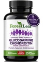 Glucosamine Chondroitin MSM Complex Dodatek - Triple Strength 1200mg Společná podpora Dodatek pro ženy a muže s kurkumou, Hyaluronic Acid a Bromelain pro svalovou flexibilitu - 120 Caps