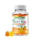 Greenfield Nutritions Smart Kids Halal Omega 3 Gummies s DHA - 60 Halal Vitamíny pro děti, podporuje Brain & Imunitní zdraví - Vegan, Non- GMO, Gluten, Gelatin- Free a Peanut- Free Halal Gummy Vitamíny