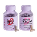 Lemme Burn & Debloat Kapsle Bundle - Metabolismus a spalování tuků + Debloat Kapsle pro Bloating & Gas Relief, Probiotika & Prebiotika - Gluten Free, Non- GMO - 60 Ct. Každý