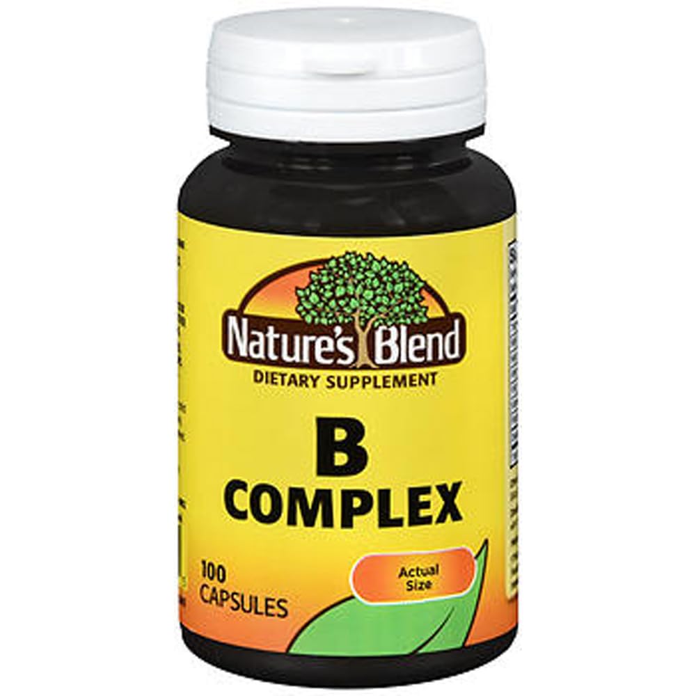 Natures Blend Nature 's Blend B Complex Capsules, 100 Caps