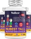 NuBest Tall Kids - Toddlers Vitamíny a Dětské Vitamíny pro věk 2 až 9 - Podpora síly kostí, celkové zdraví a imunita - Zvířecí tvary - 270 Žvýkací tablety Berry