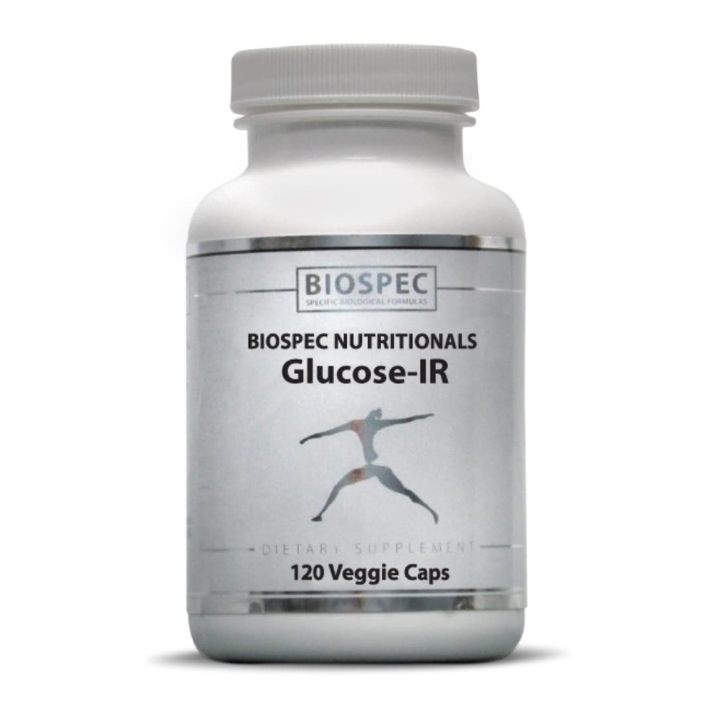 Biospak Nutritionals Glucose- IR - Skořice Extract, Chrom, Berberine a Biothin (120 Kapsle)