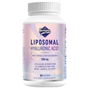 Lipozomální hyaluronová kyselina Doplňky 1000mg- High Biologicky dostupné Hyaluronické kyselé tobolky s Tremella Polysacharidy, Dvojitá síla Hydratace kůže, Joint Lubrication, 1Pack