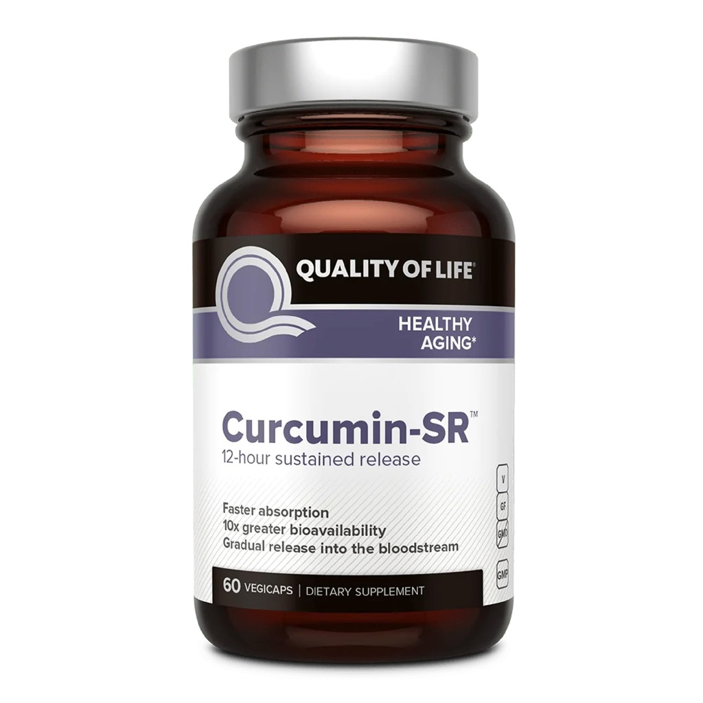 Kvalita života Curcumin- SR - Zdravé stárnutí, Zánět Podpora - 60 Vegicaps