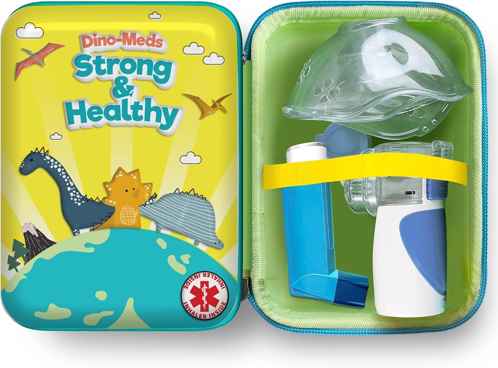 Vivélle Carrying Case pro přenosný handheld Inhaler Nebulizer Machine pro dospělé a děti, Asthma Inhaler Travel Case, Handheld Mesh Mesh Machine Holder, Inhaler Spacer Bag. Pouze případ