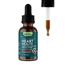 Zvířecí Essentials Heart Health for Dogs & Cats - Kardiovaskulární podpora Dodatek, Zdravé srdce, Organic Hawthorn Berry, Bylinná tinktura - 2 Fl Oz